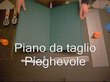 Piano da taglio Pieghevole per Patchwork 60 x 45 cm