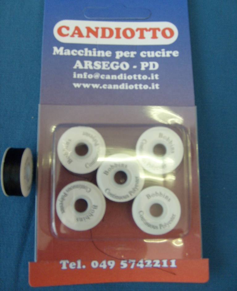 Bobbins Madeira 5 spoline per ricamo nero