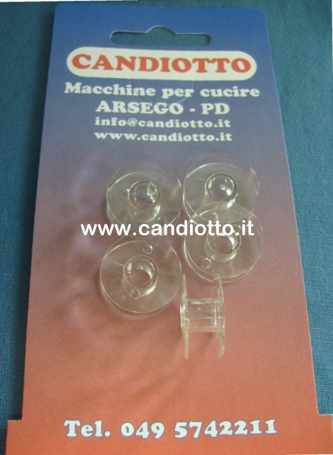 Spolina  Necchi 565 56x con 2 Fori 5 pezzi